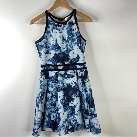 Parker Dress Floral Print Emmy Fit & Flare Mini - Picture 2 of 8